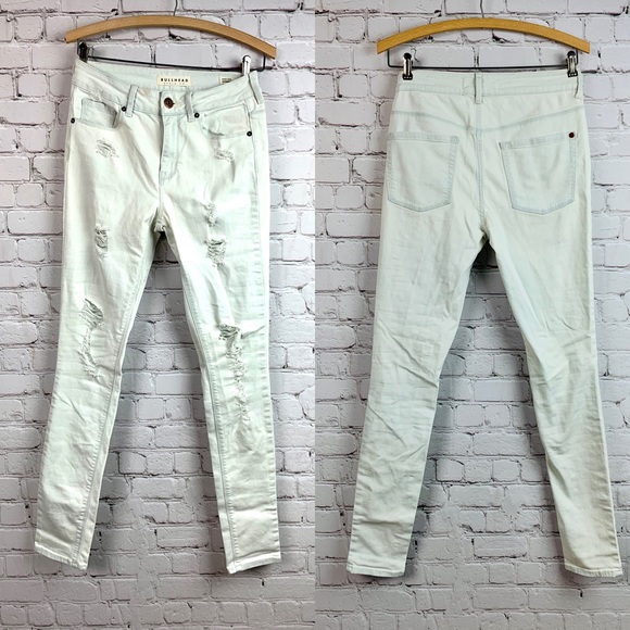 Bullhead High Rise Skinniest Destroyed Jeans 5 - Picture 2 of 16